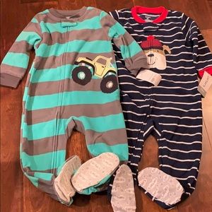 2 footed onsie pajamas